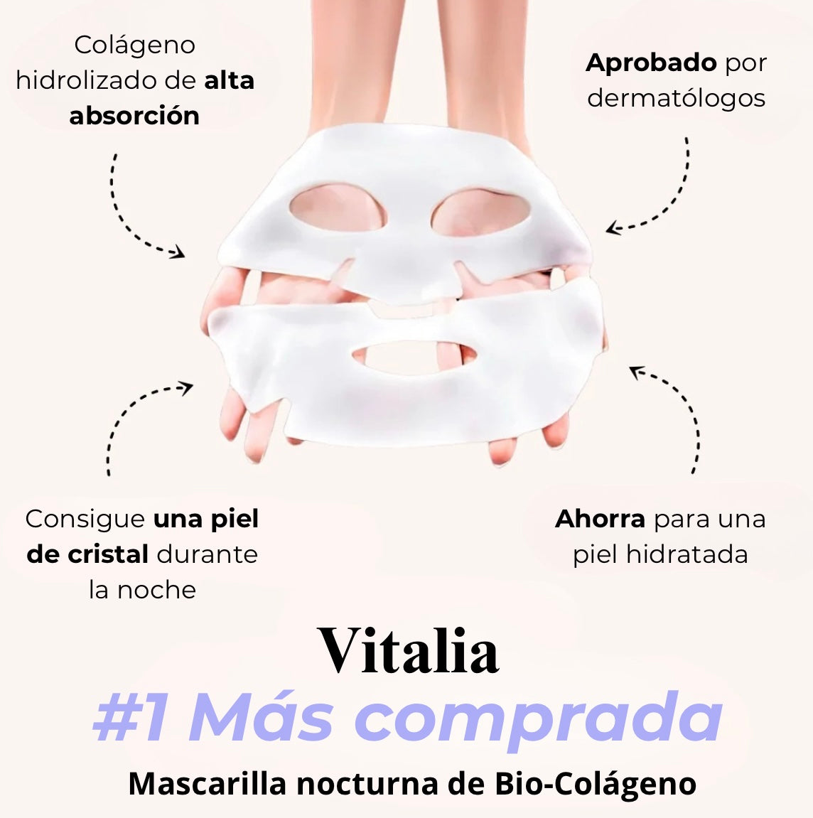 Vitalia - Mascarilla de Bio-Colágeno